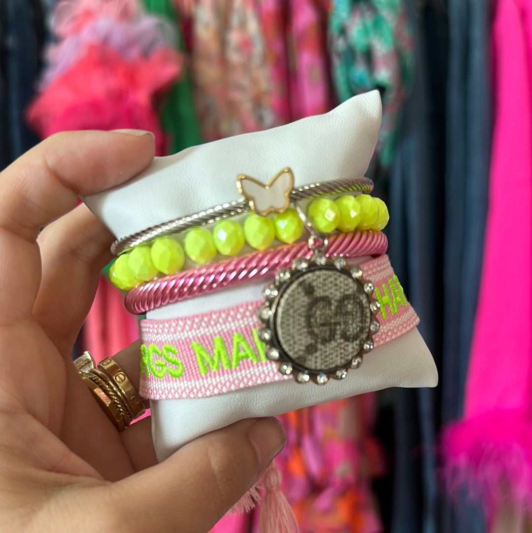 Neon GG bracelet
