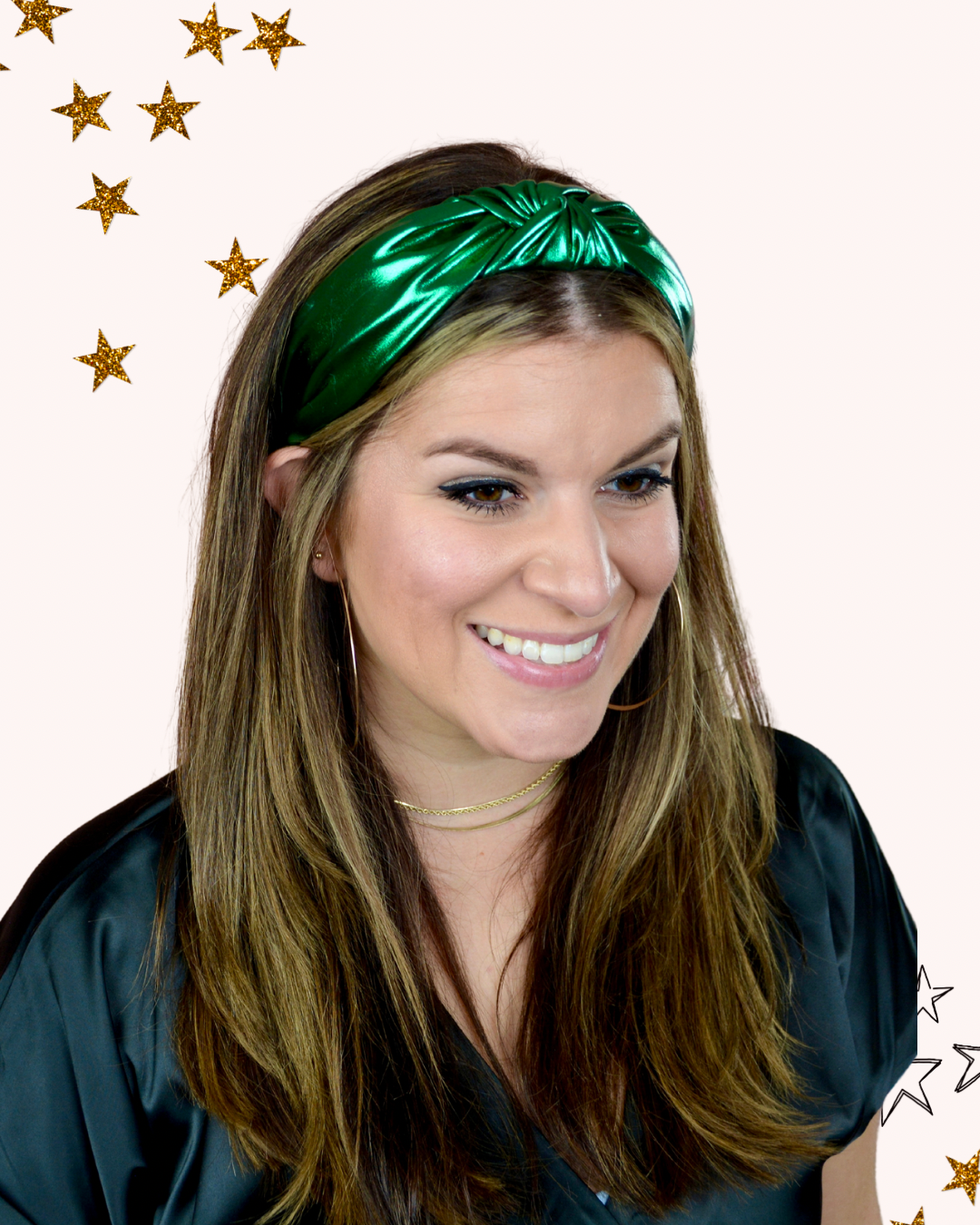 Metallic Green Headband