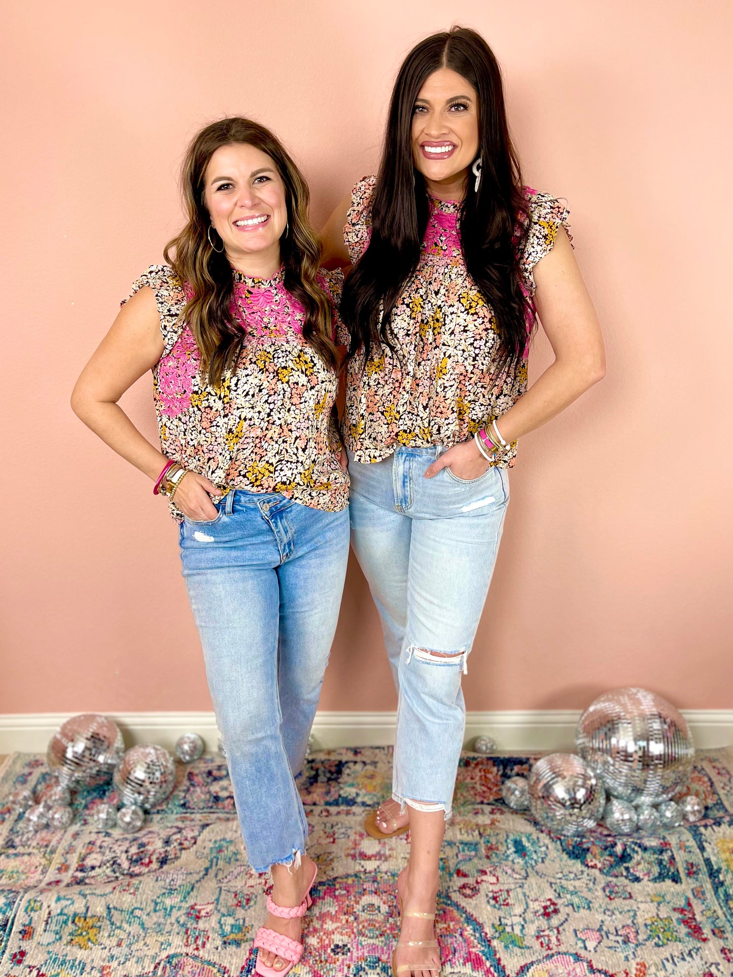 Spring Fling Floral Top