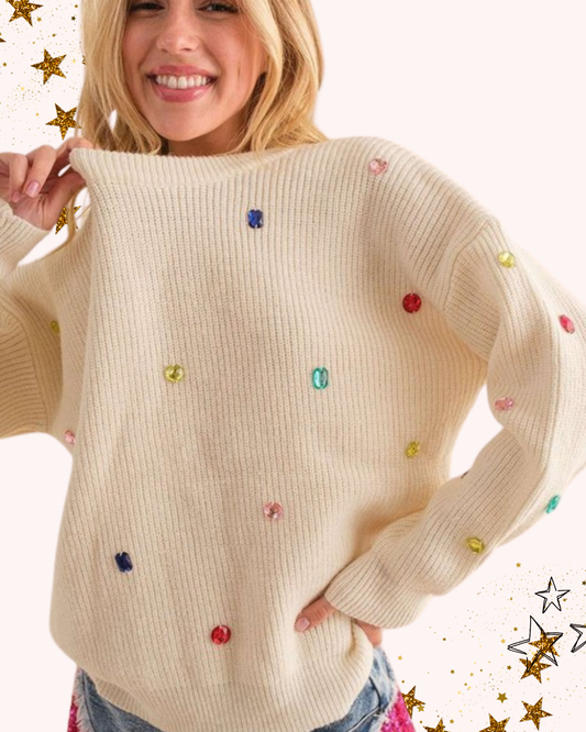 Icicle Shimmer Sweater