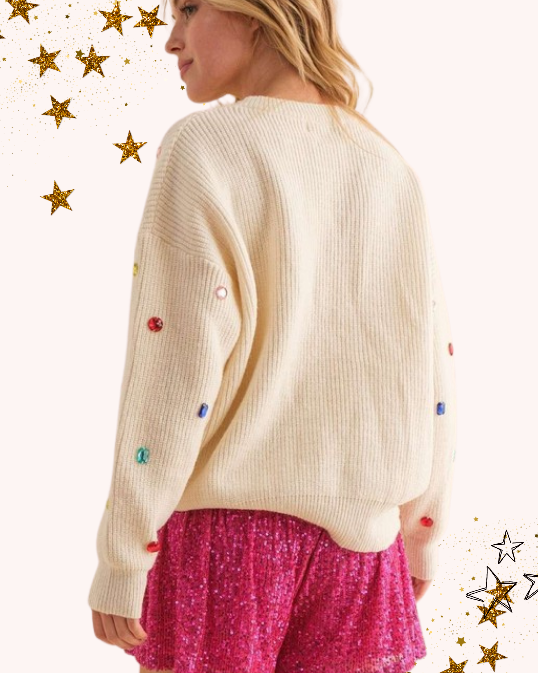 Icicle Shimmer Sweater